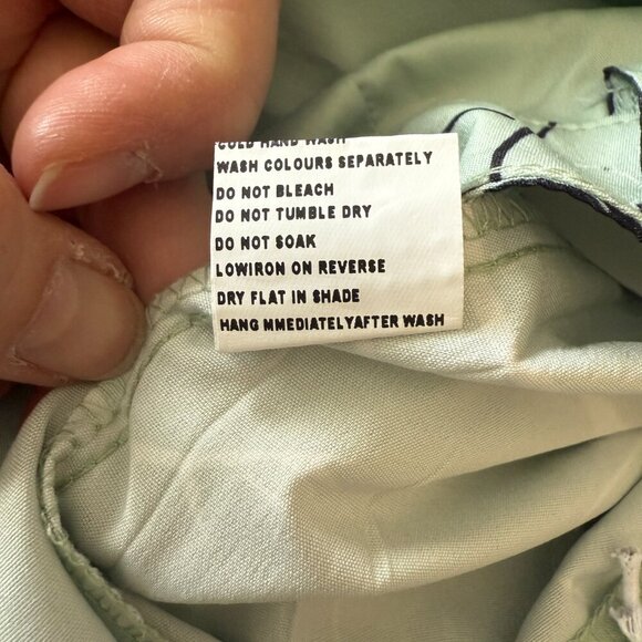 Women's 2 NWT Princess Polly Face It Pants Green High Waisted - Picture 9 of 11